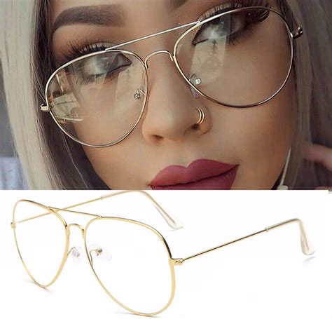 Optical: Pilot Eyeglasses, metal — Fashion 